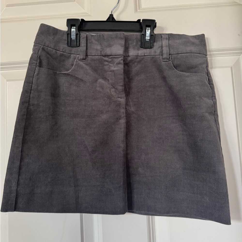 I Crew Corduroy Mini Skirt
